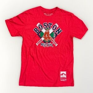Boston Red Sox Retro Logo Shirt - Mitchell & Ness - M **NEW**